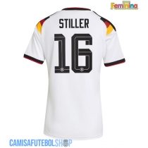 Camisa de time de futebol Alemanha Angelo Stiller #16 Replicas 1º Equipamento Feminina Mundo 2026 Manga Curta